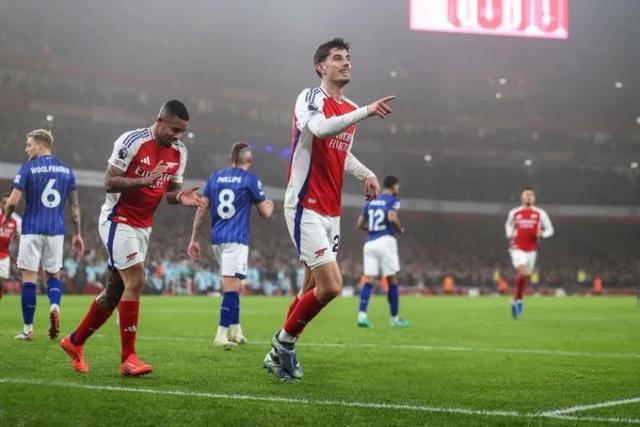 开云app-【英超】哈弗茨破门，阿森纳1比0伊普斯维奇